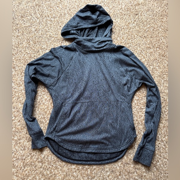 Lululemon Women's 4 Pick Up The Pace Long Sleeve Hoodie Jacquard w/ Thumb Holes - Picture 1 of 4